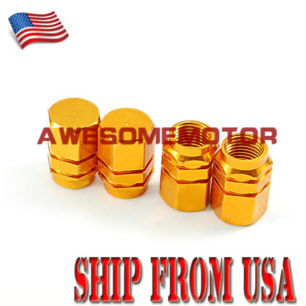 Us copper light metal tire rim wheel valve stem caps for cars suvs trucks motors