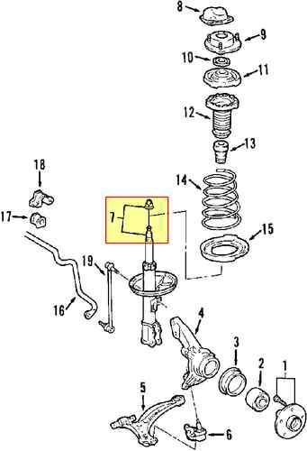 Lexus 4852080013 genuine oem factory original strut