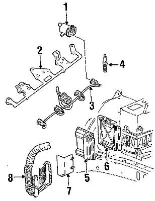 Buick 19256067 genuine oem factory original spark plug