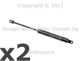 Bmw e30 support shock for folding top flap gas pressurized support (2) oem