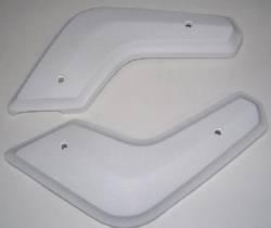 New mopar 1968-70 b-body white bench seat hinge covers