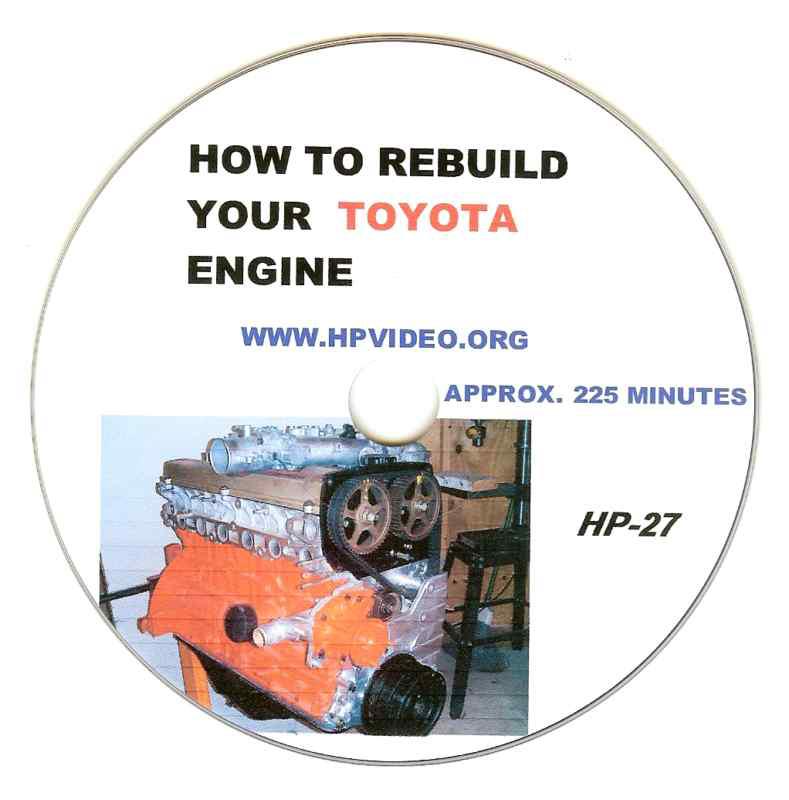 How to rebuild the toyota 4mg 5mg 7mg celica supra engine manual video "dvd" 