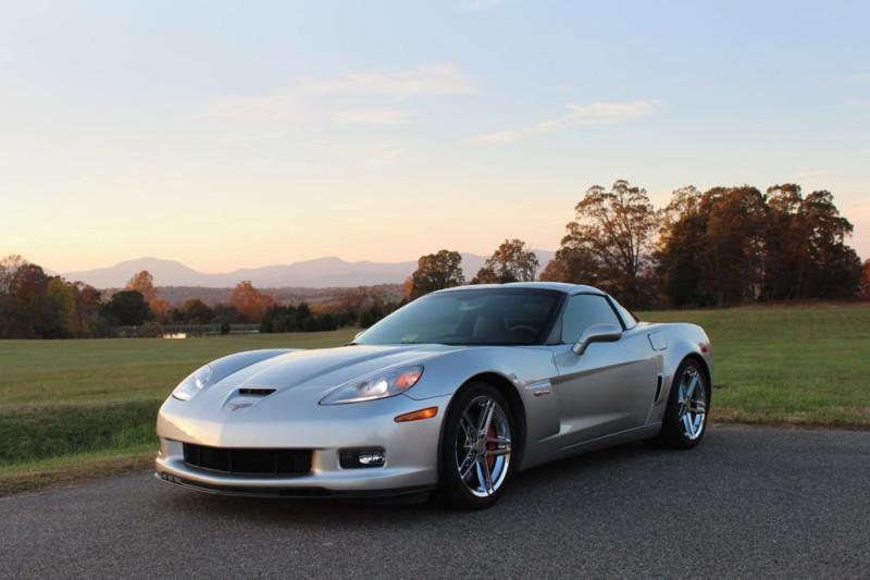 Chevy corvette silver c6 ls7 z06 hd poster super car print multiple sizes avail