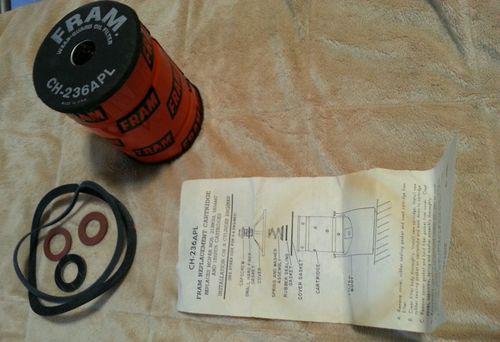 Vintage fram oil filter