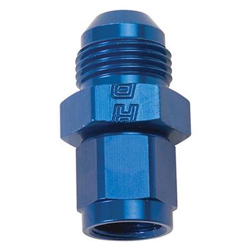 Russell 659960 an expander fitting -6an female to -8an male straight blue