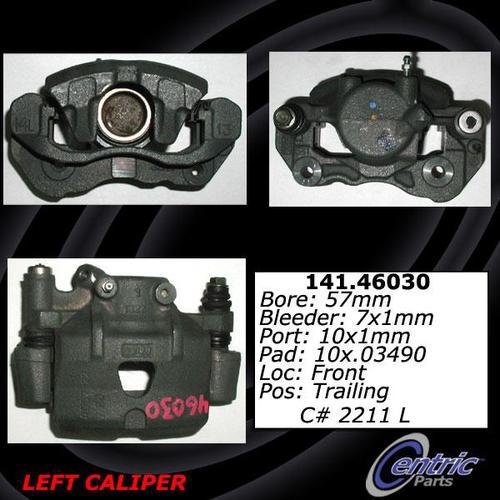 Centric 141.46030 front brake caliper-premium semi-loaded caliper