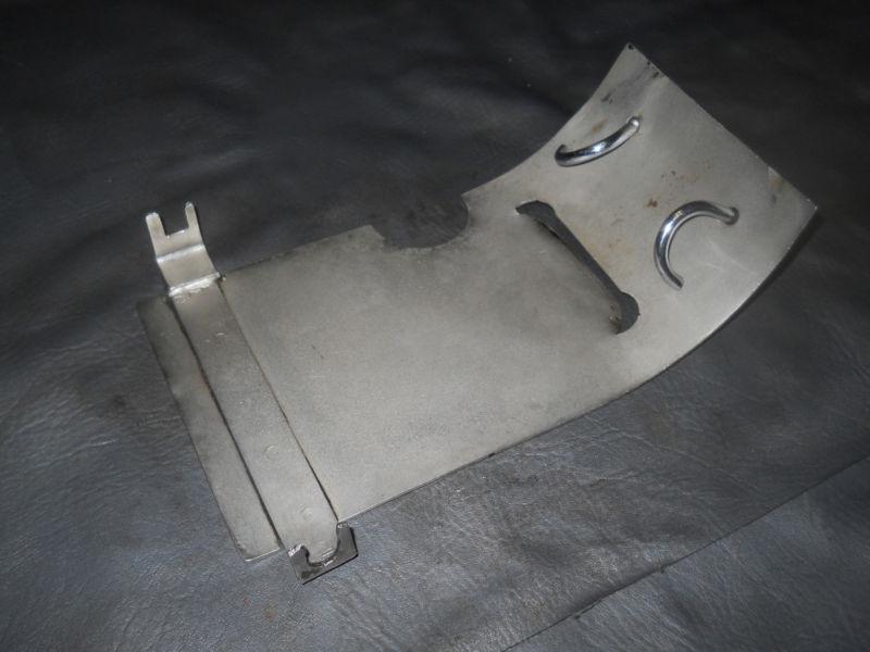 Vintage triumph bash / skid plate crankcase undershield # f10040