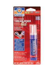 Permatex 27010 ~ high strength threadlocker red gel - 10g twist applicator