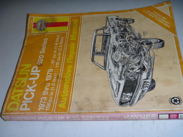 Haynes datsun pick-up 620 series 1973-1979 owners workshop manual 