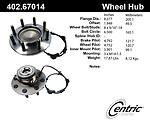 Centric parts 402.67014e front hub assembly