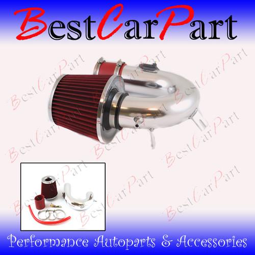 Bcp red 00-05 celica gts 1.8l vvti short ram air intake induction kit + filter