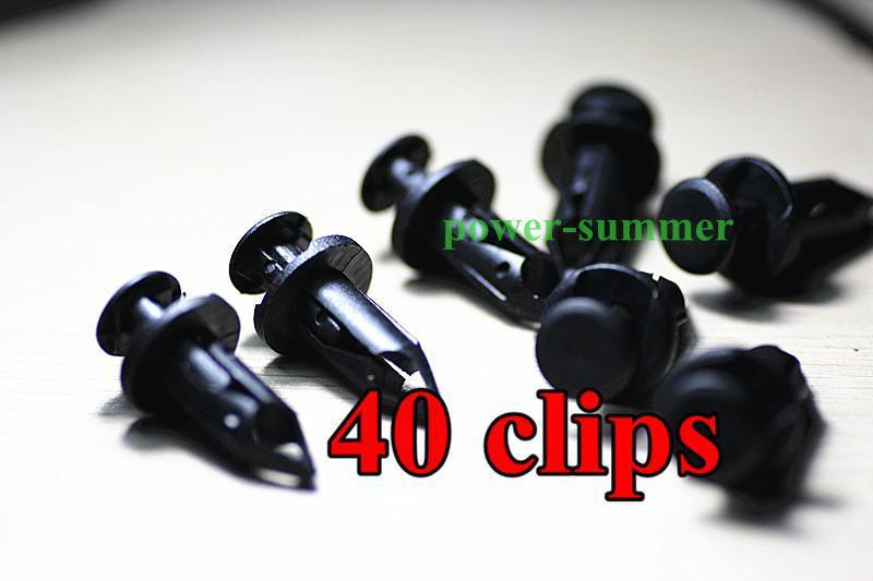 Real  40 pcs atv fender clips for polaris ranger rzr sportsmans new