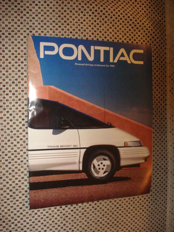 1990 pontiac dealer sales catalog firebird gta brochure