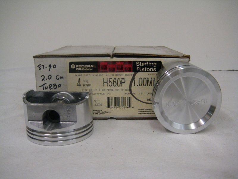 G.m. 2.0/121 sohc federal mogul pistons (cast) .040 os