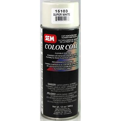 Sem color coat super white vinyl spray auto paint