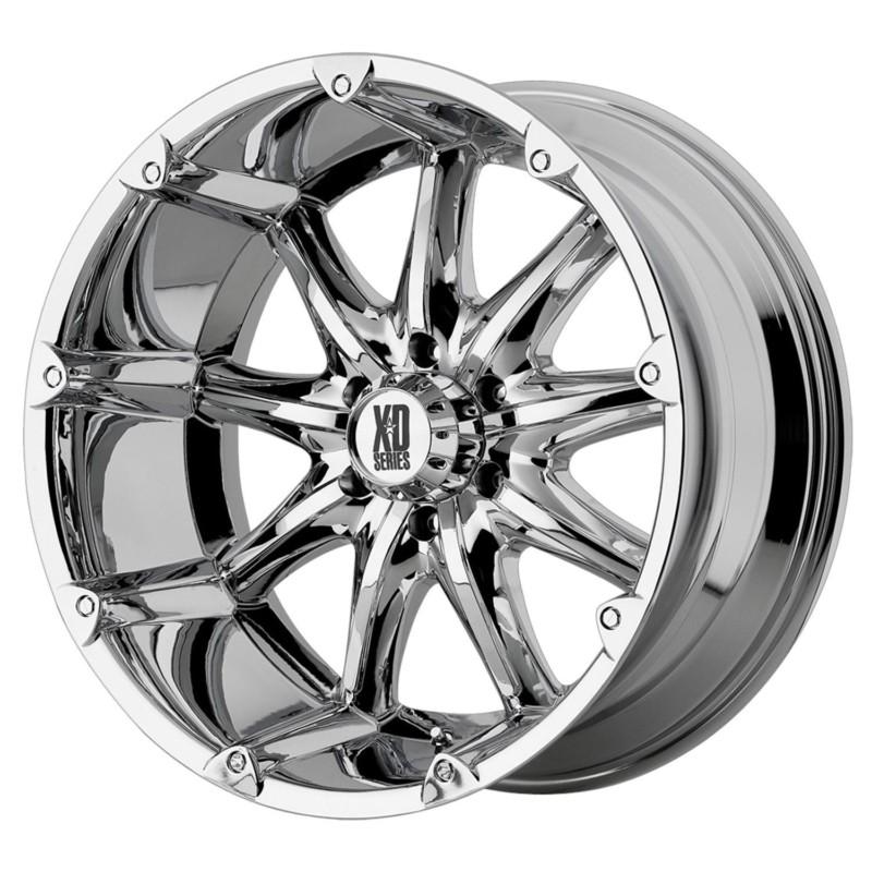 Kmc xd series xd77929055218 badlands wheel 20" x 9" chrome 5x5.5