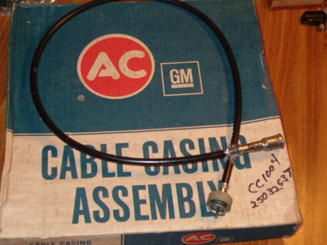 1980-85 buick special, cadillac nos ac speedometer cable & casing gm cc1004