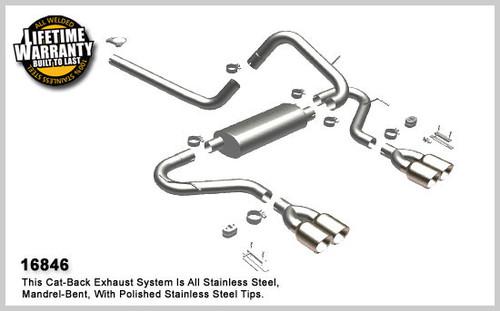 Magnaflow 16846 chevrolet camaro stainless cat-back system performance exhaust