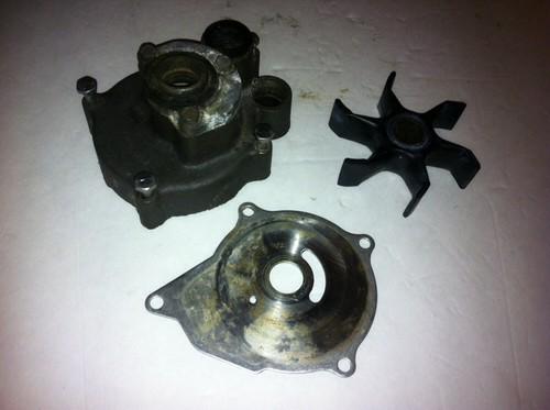 Water pump housing & grommet, impeller, & housing plate. 0381436(0378394)