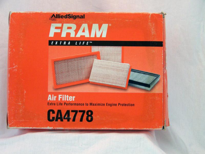 Fram ca4778 air filter ~ nib ~ box has shelf wear & storage wear but filter new!