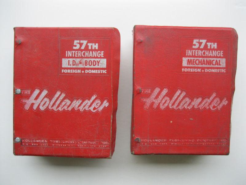 57th hollander interchange manual foreign & domestic id body+ mechanical  