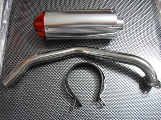 Scooter 125cc 150cc gy6 racing high performance short exhaust red