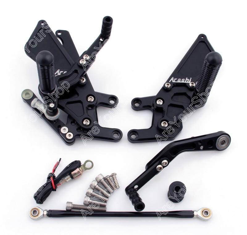 Rearset rear set honda cbr1000rr cbr 1000 rr 2008-2009 black