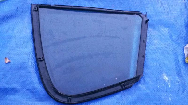 07-12 infiniti g35 g37 4dr rear left vent window glass driver side oem