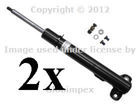 Mercedes w124 front struts bilstein oem new (2) + 1 year warranty