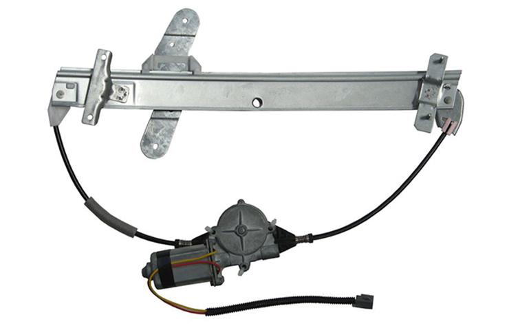 Power front window regulator with motor warranty - pair