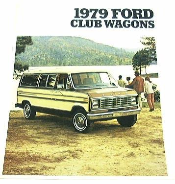 1979 79 ford van club wagon brochure chateau custom