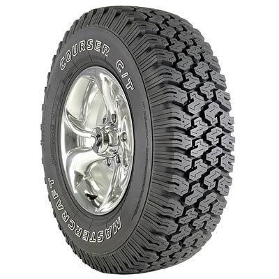 Mastercraft courser c/t tire 285/75-16 outline white letters 73745 set of 5