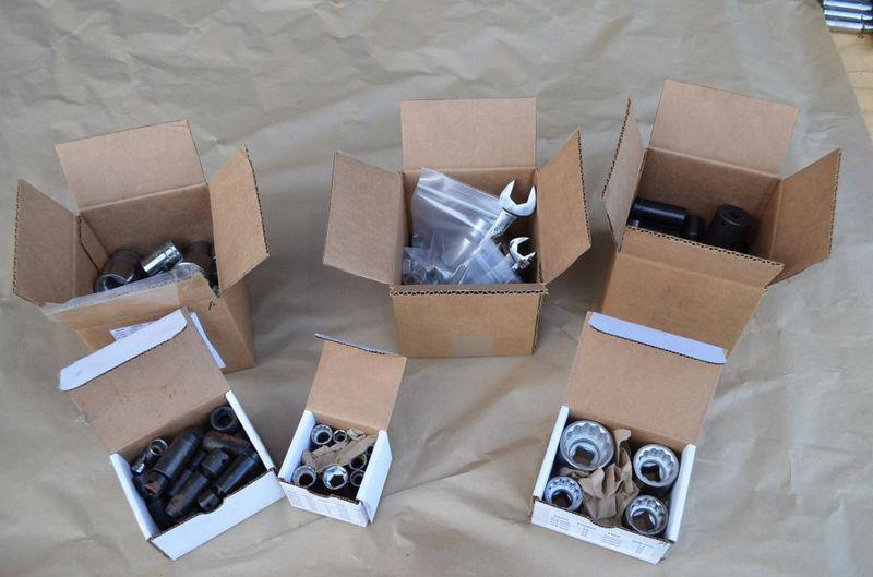 Bonney sockets - assorted new old stock - 140+ pieces - snap on, mac, 