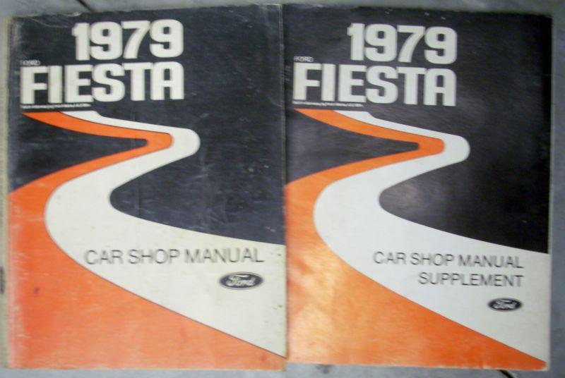 1979 79 ford fiesta dealer shop service repair manual book