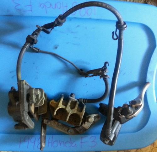 95 honda cbr600 f3 front brake master cylinder caliper assembly 96 cbr 600 97 98