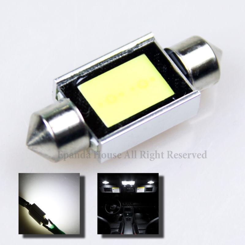 7000k cob chip! 1x euro 39mm 3w smd led white map/dome/trunk festoon light bulb