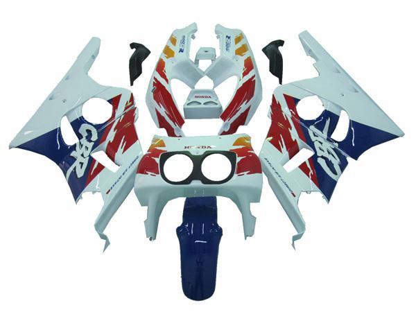 Honda cbr400r nc29 injection white fairing body work bodywork kit 