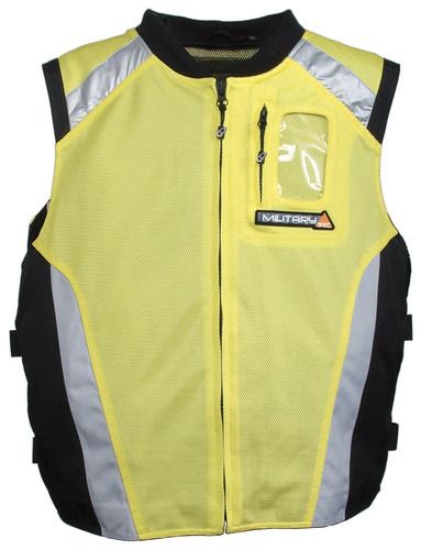 New joe rocket military spec mesh vest, yellow/black,sm-md