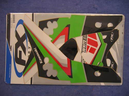 White brothers team graphics   kawasaki kx250f  (06-08)