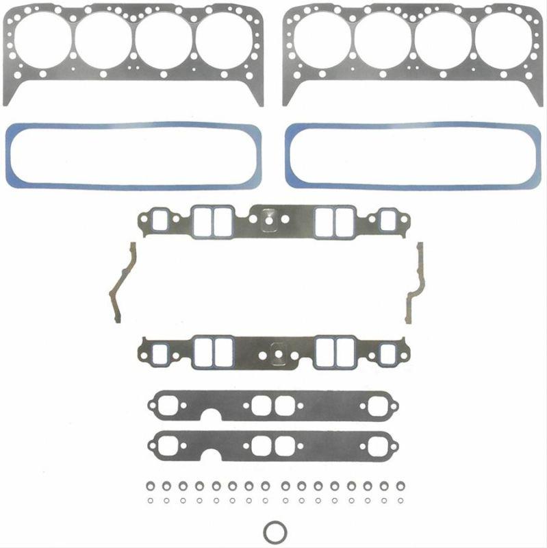 Stainless steel 4.00" bore chevy performance marine head set gaskets fel17214  -