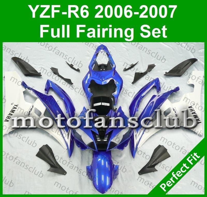 Fit yamaha yzf r6 06 07 yzfr6 2006 2007 600 fairing bodywork abs plastics #17 c