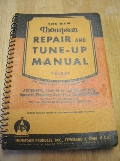  vol.  iii automatic fluid and hydraulic transmissions   thompson repair manual