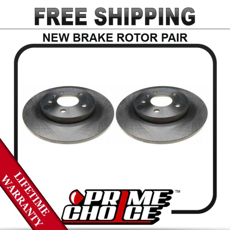 Pair (2) new rear brake disc rotors with lifetime warranty