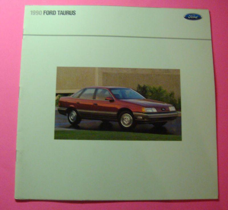 1990 ford taurus showroom sales brochure...24 pages