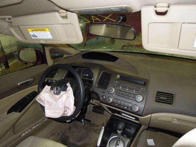 2008 honda civic sunvisor passenger rh tan w/mirror 2266456