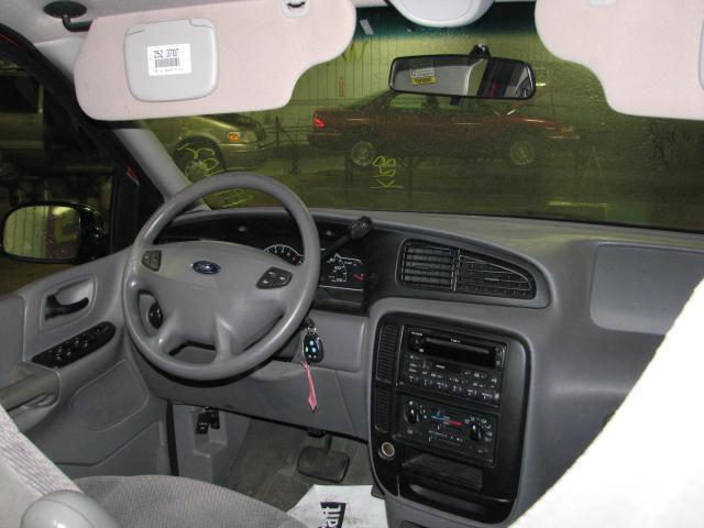 2001 ford windstar sunvisor lh driver gray w/mirror 2031342