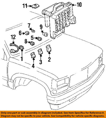 Gm oem 12177236 relay, starter/starter relay