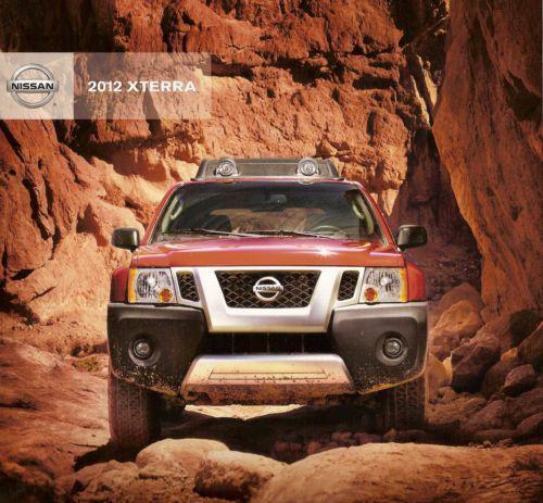 2012 nissan xterra brochure pro x s 20 pages includes color & interior info look