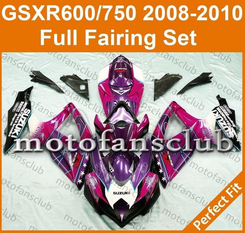 Fit suzuki gsxr 750 gsxr 600 08 09 10 gsx-r 2008 2009 2010 fairing #35 c