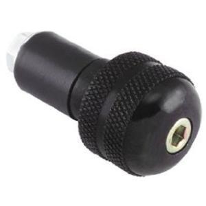 Aluminum anti vibration motorcycle bar ends black 7/8" 266005